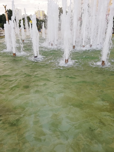 Fuente, Día, Agua, El Verano