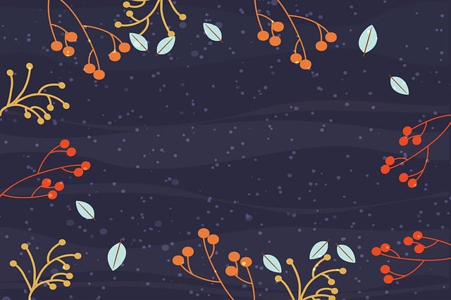 Free floral border frame illustration