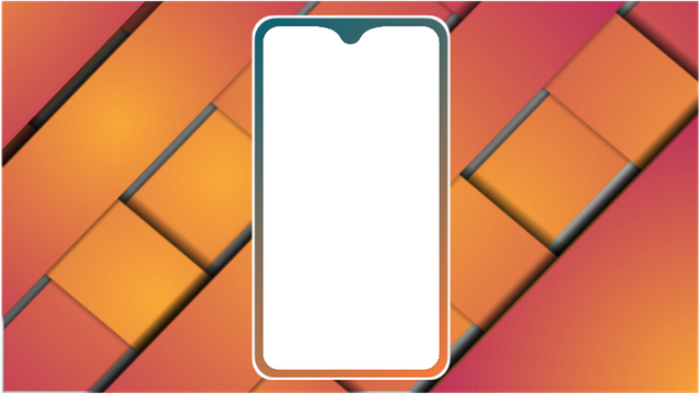 Free mobile device screen illustration