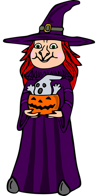 Free witch pumpkin spirit vector