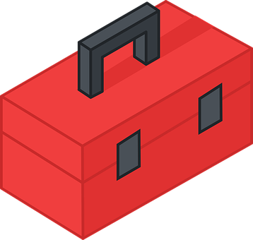 Free Toolbox Metal Box vector and picture