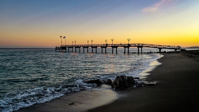 Free Sunset Beach photo and picture