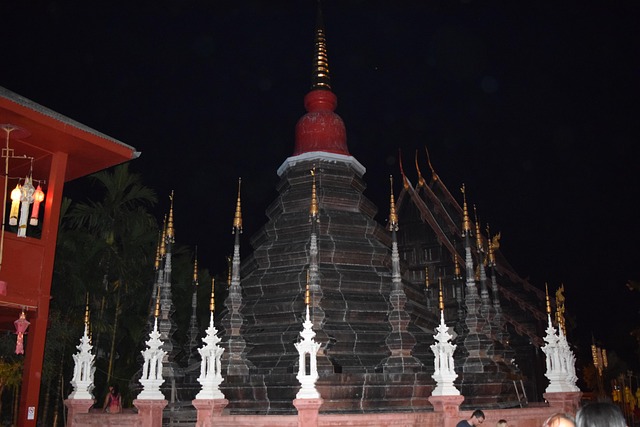 Wat Pan Tao, Chiang Mai, Thai, Thailand