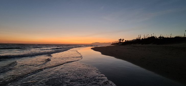Free Sunset Beach photo and picture