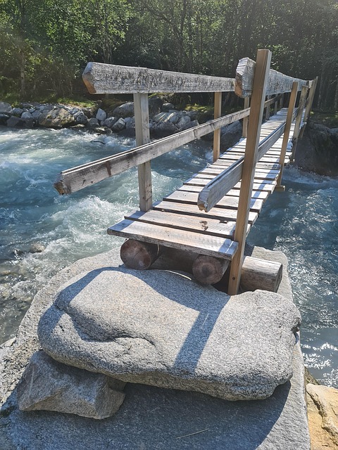 Free Wooden Bridge Bridge photo and picture