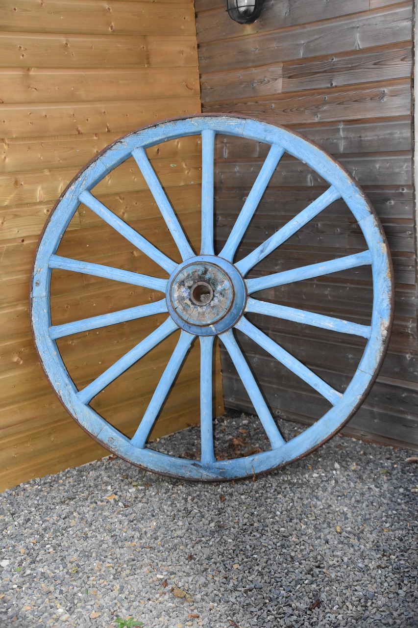 Roue De Charrette En Bois Pour Crèche De Noël - Diamètre 4 Cm - Accessoire Miniature Bricolage