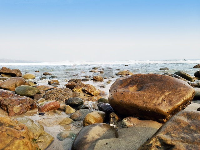 Free Beach Rocks photo and picture