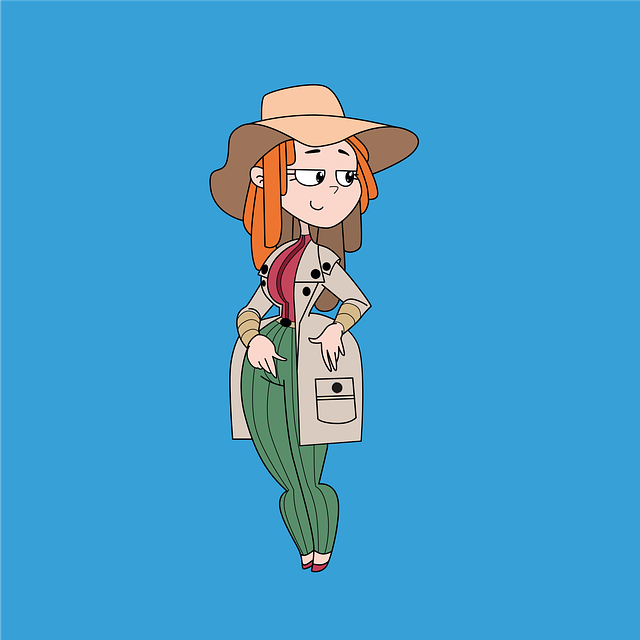 Free woman explorer travel vector