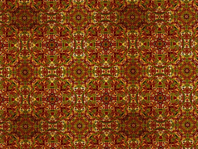 Ornament, Design, Mønster, Guld