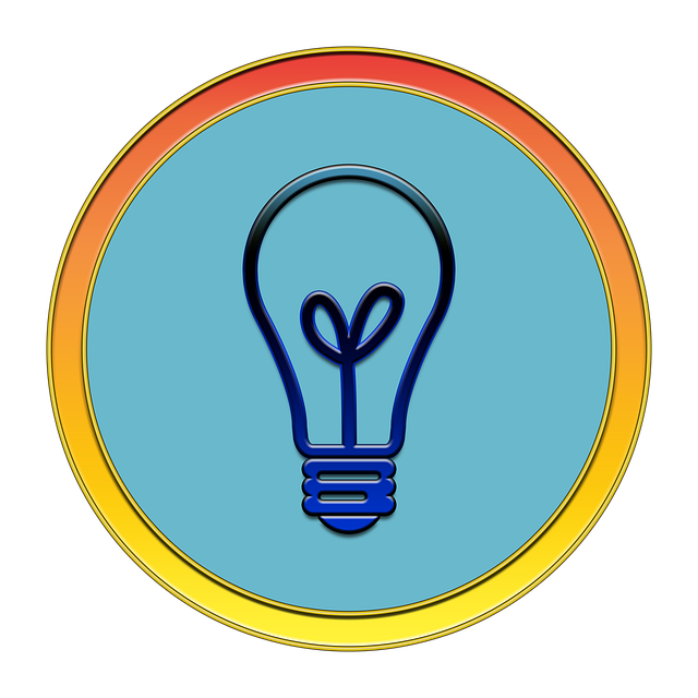 Free lighbulb idea icon illustration