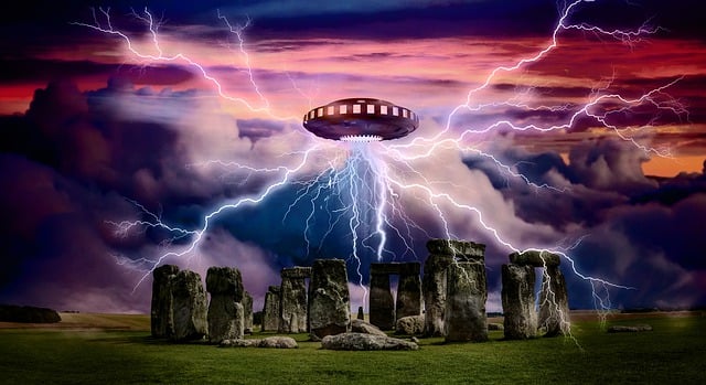 Free alien ufo spaceship illustration