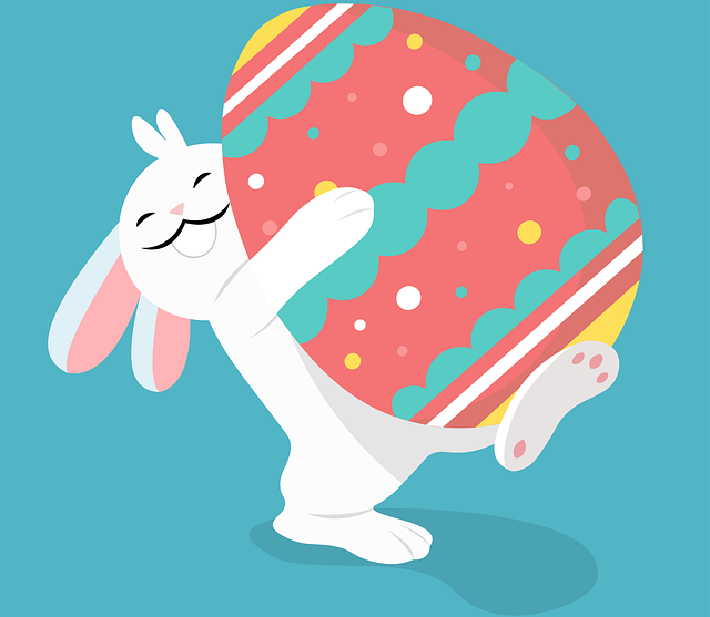 Download free HD stock image of Easter Rabbit Free easter rabbit egg illustration