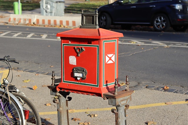 Free Postbox Red photo and picture