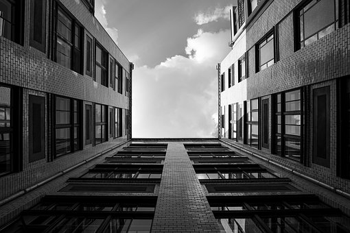 Hus, Skyskraber, Bygning, Husets Facade