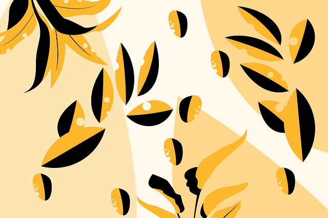Free leaves plants foliage illustration
