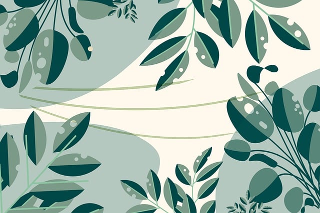 Free leaves plants foliage illustration