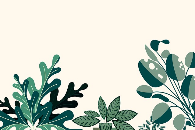 Free leaves plants foliage illustration