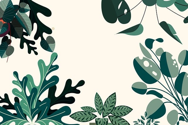 Free leaves plants foliage illustration