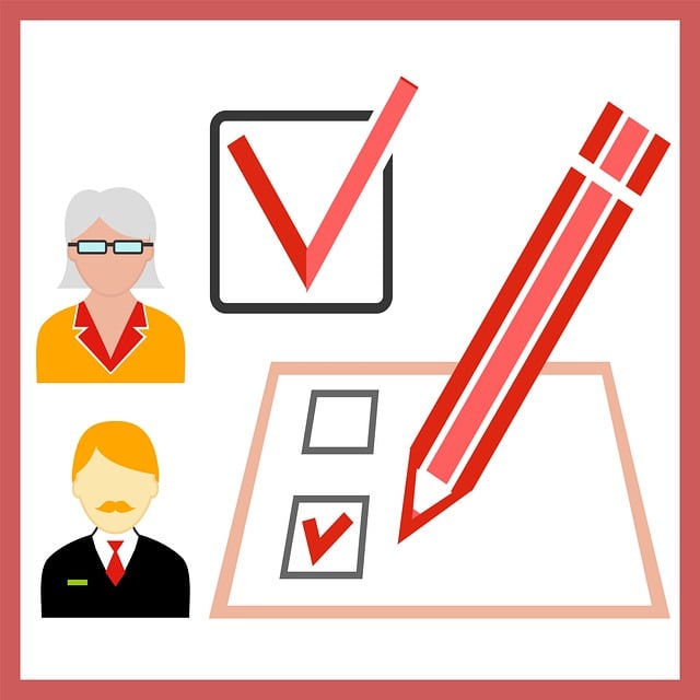 Free man woman vote illustration
