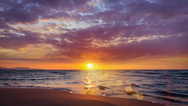 Landskab, Hav, Strand, Ocean, Natur