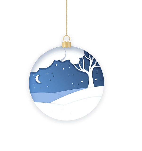 Free christmas ball decoration christmas illustration