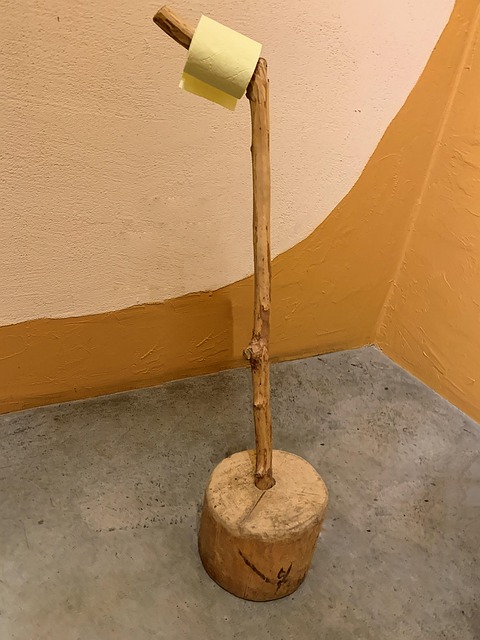 Wc, Wc Papier, Hout, Toiletpapier