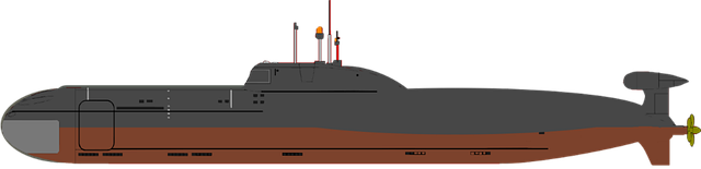 Free submarine warship ship illustration