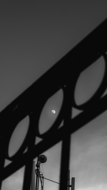 Lua, Rua, Noite, Lanterna, Luar, Cidade