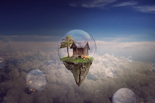 Free Island Bubbles illustration and picture