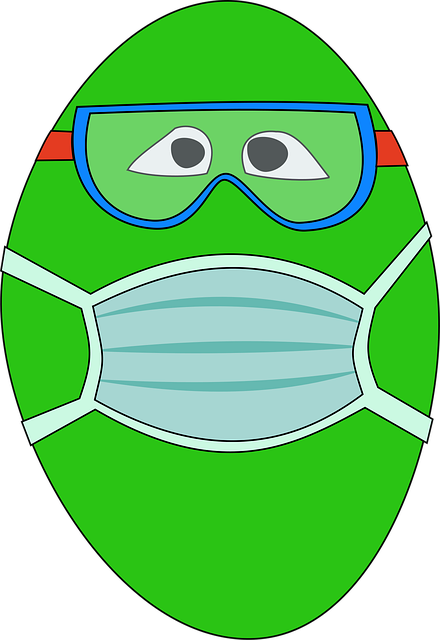 Maskenpflicht, Ei, Brille