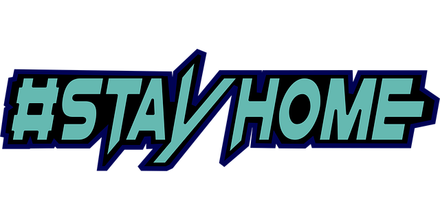 Stay Home, Logo, Bleib Zuhause