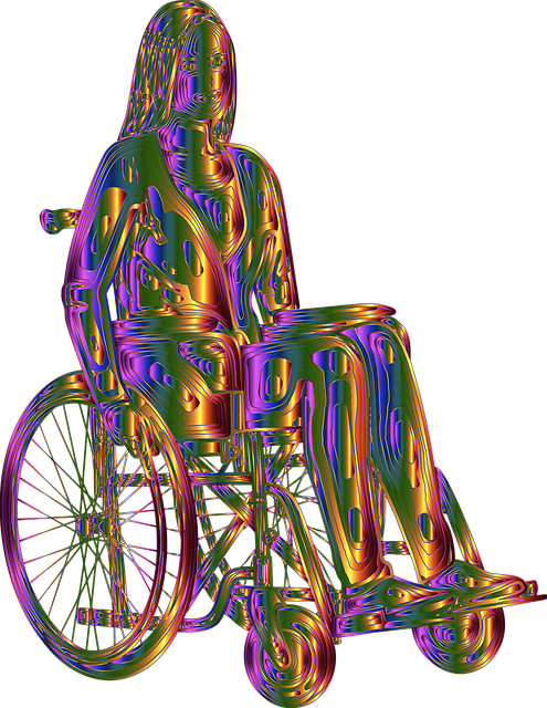Free woman wheelchair disabled vector
