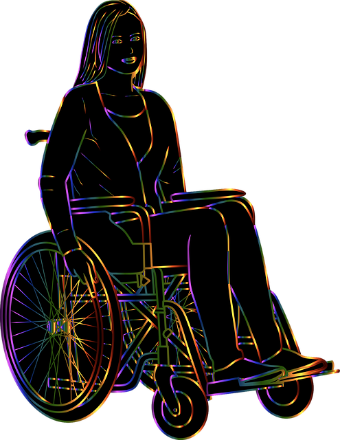 Free woman wheelchair disabled vector