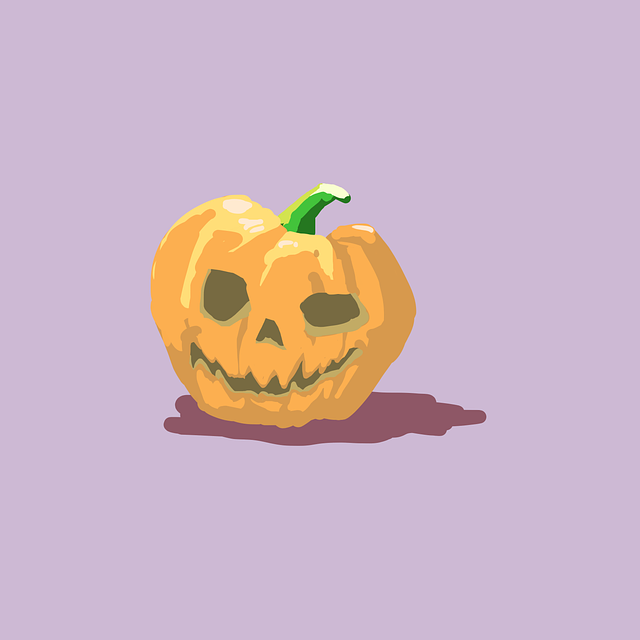 Free pumpkin halloween jack-o'-lantern illustration