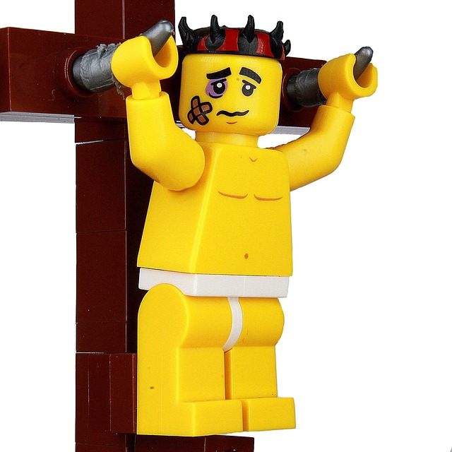 Blocksteinbibel, Minifigur, Kreuz