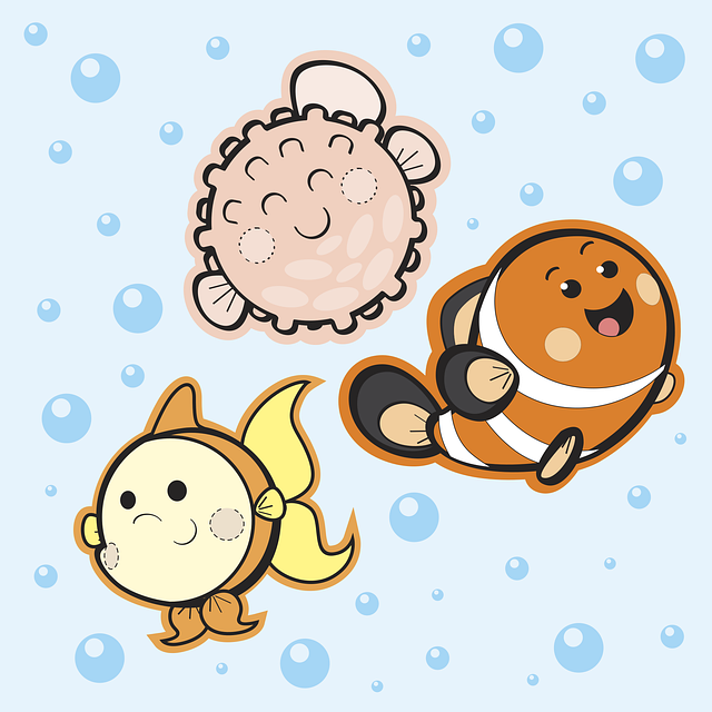 Free fish animals water vector