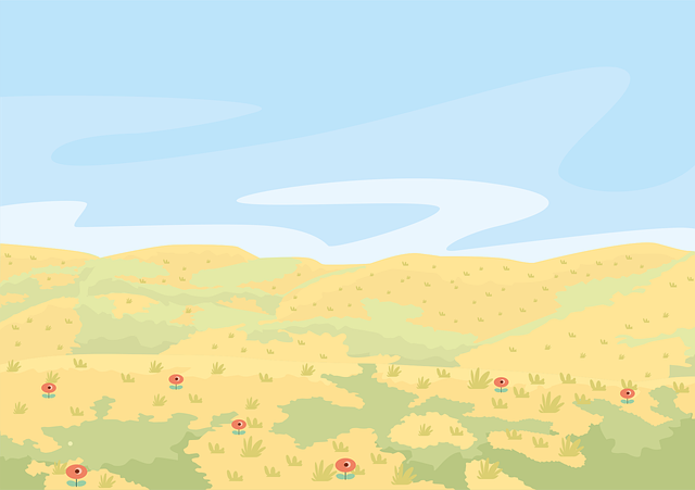 Free field flower wallpaper meadow illustration