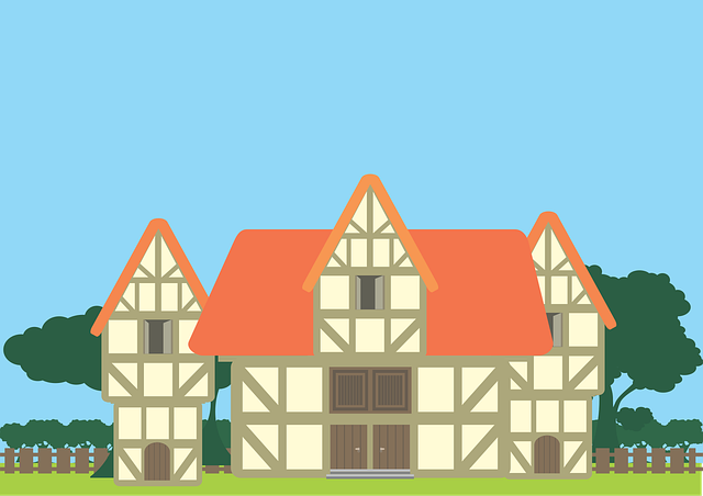 Free mansion home nature vector
