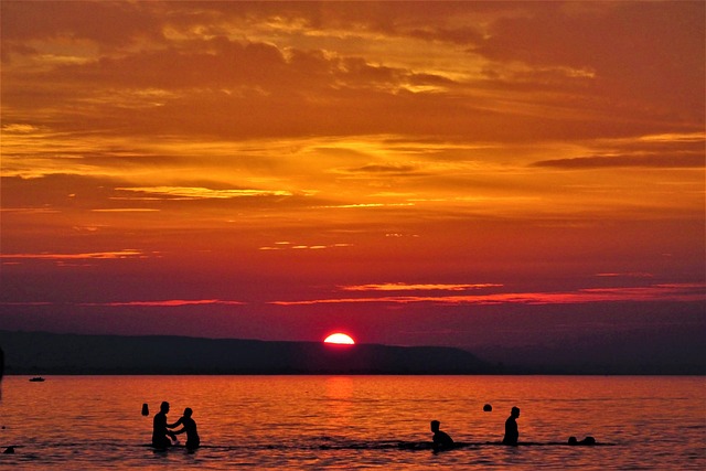 Free Beach Sunset photo and picture