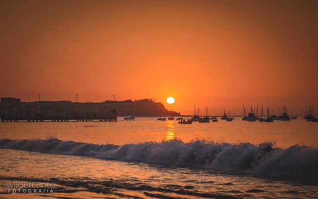 Free Beach Sunset photo and picture