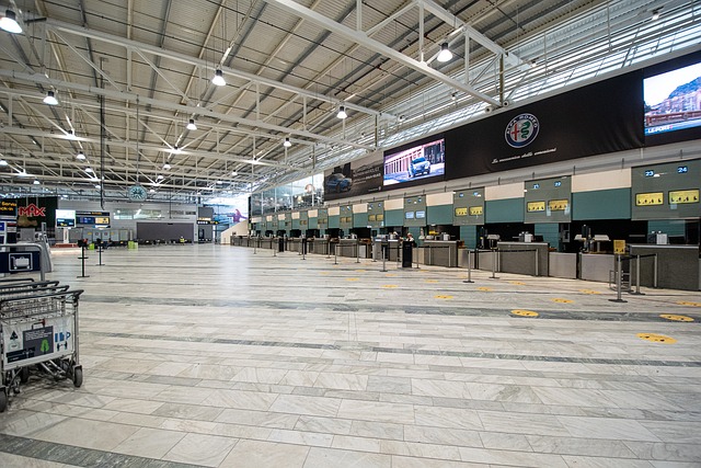 Aeropuerto, Abandonado, Vacío, Terminal