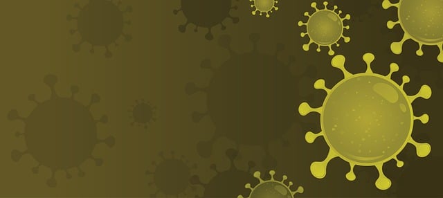Free virus bacteria flu illustration