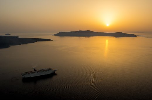 Cruise Schip, Boot, Oceaan