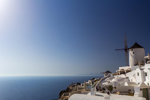 Santorini, Griekenland, Gebouwen, Huizen