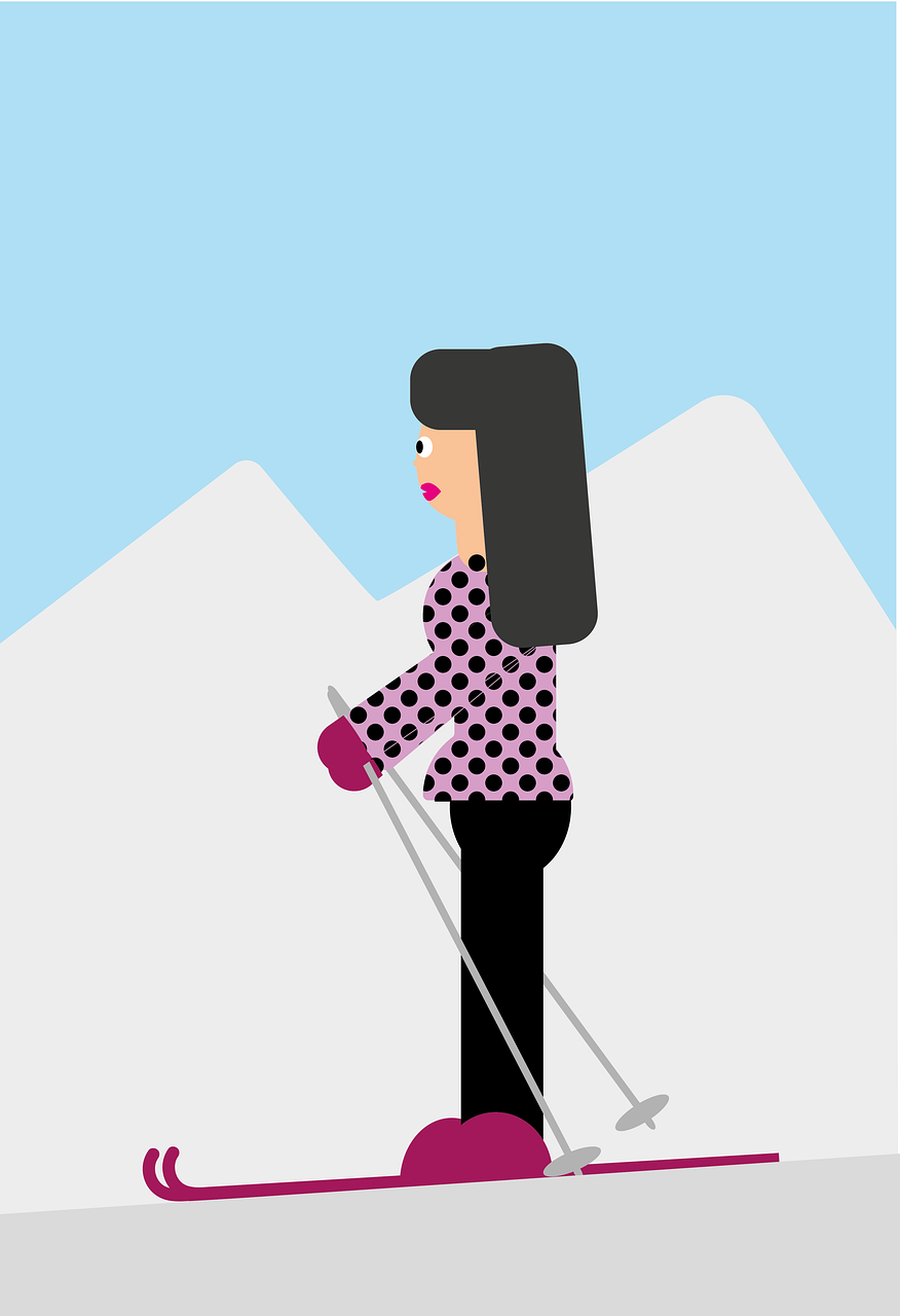 Download Woman Ski Skiing Royalty-Free Stock Illustration Image - Pixabay