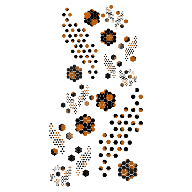 Free hexagon transparent transparent background illustration