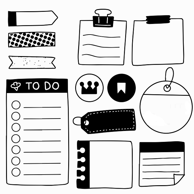 Free memo paper notepad illustration