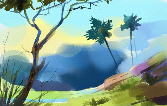 Free Trees Leaves illustration and picture