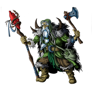 Chamán, Hechicero, Fantasía, Mago