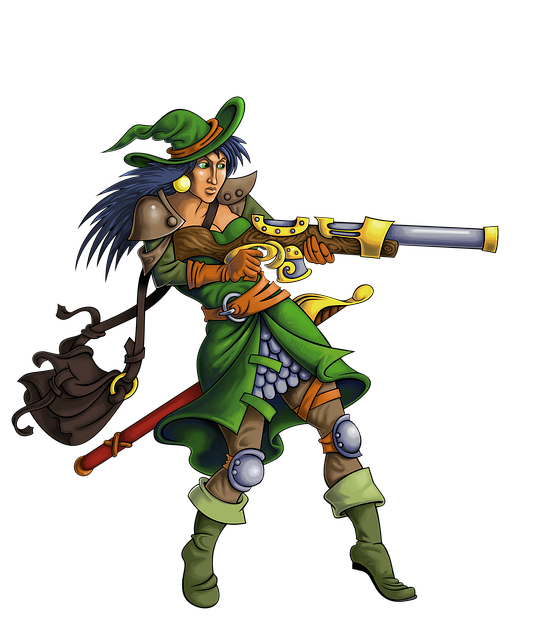 Bruja, Tirador, Fantasía, Cazador